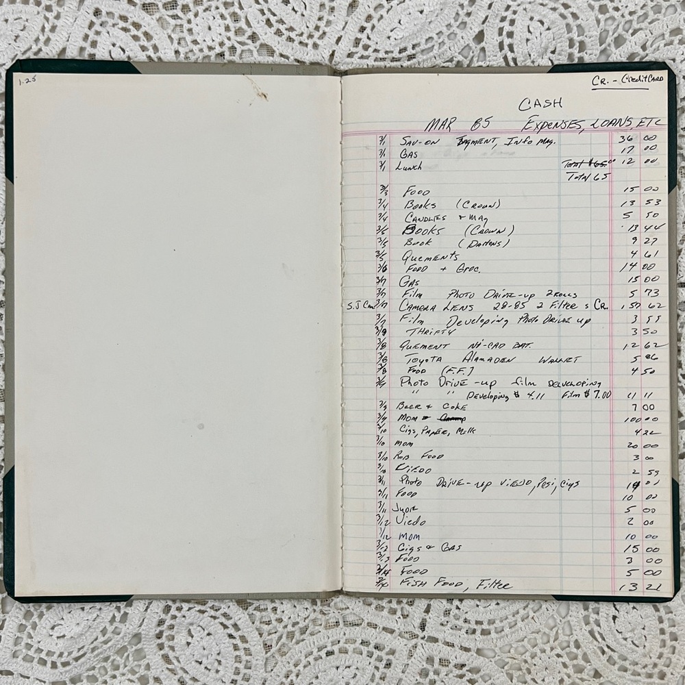 ⚠️ old cash book